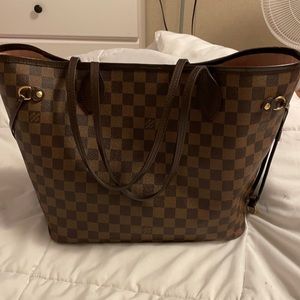 Great condition on outside. Stains in interior from hair product.